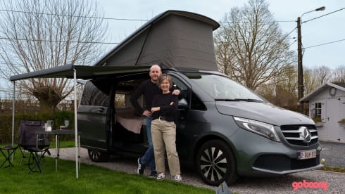 The freedom of camping, the luxury of a hotel room