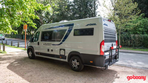 Recent Pössl 160 HP, 9-speed automatic, length beds, 2-person comfort.
