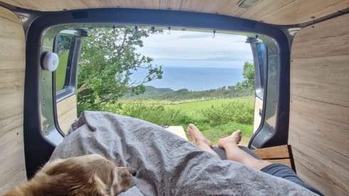 2-seater Volkswagen campervan from 2013