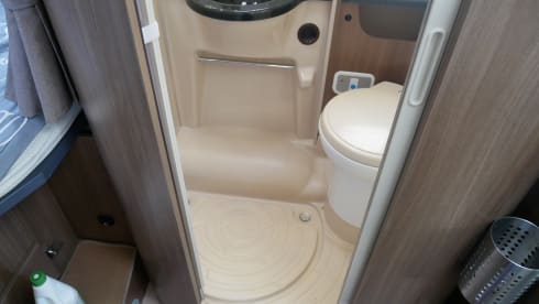 Chausson 514, 4 seats and 4 berths.