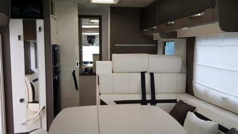 Luxury Integrated motorhome for rent in central France