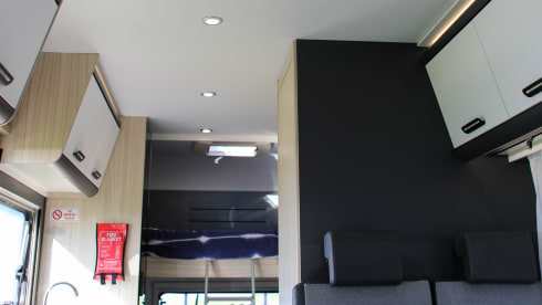 Saltire sunsets Motorhome hire  – 6 berth Fiat alcove from 2021