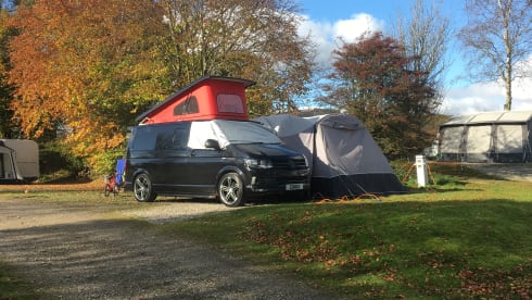 Black Beauty – Black beauty, our Vw T6 top of the range transporter 