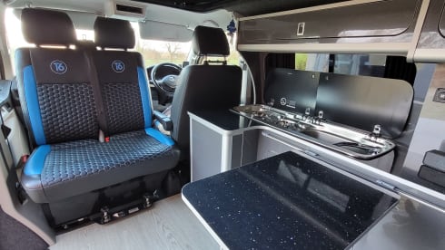 4 berth VW transporter campervan from 2016