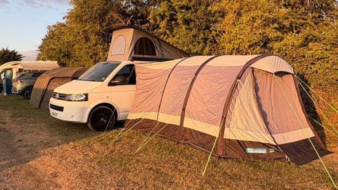 4 berth Volkswagen campervan from 2014