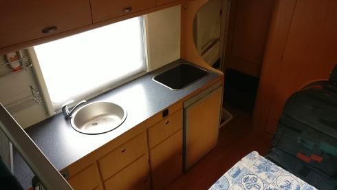 Nice compact camper with spacious kitchen