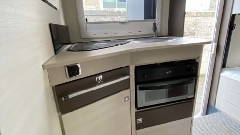 Ava – Enjoy the Highlands in our spacious Chausson 2018 Motorhome