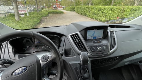 2-person FORD TRANSIT AUTOMATIC CAMPER VAN