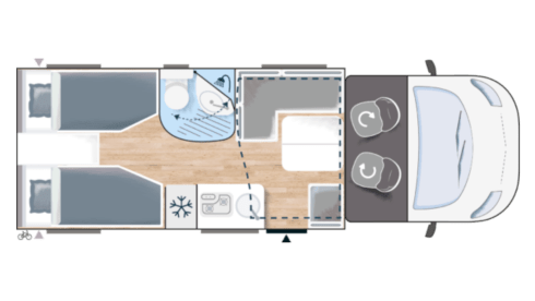 2+2 Chausson 627 halbintegrierter Automatik ab 2021