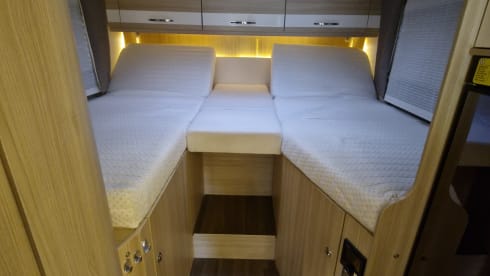 Fijne Bürstner voor 2 personen