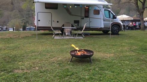 4p Bürstner luxury semi-integrated camper from 2021