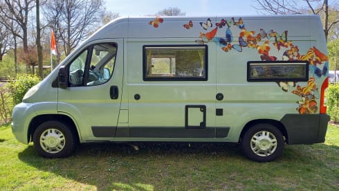 Cozy and compact Peugeot Boxer.