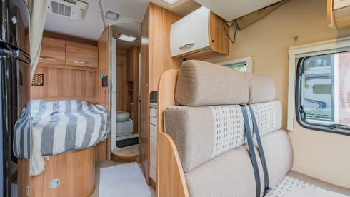 Camper met sfeer – 4 Person Chausson half integral