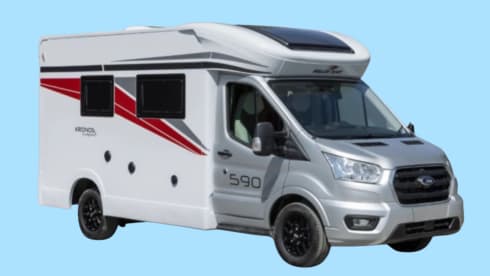 4 sleeper Compact - Automatic and  – New Compact 4 berth auto - Wi-Fi and lounge