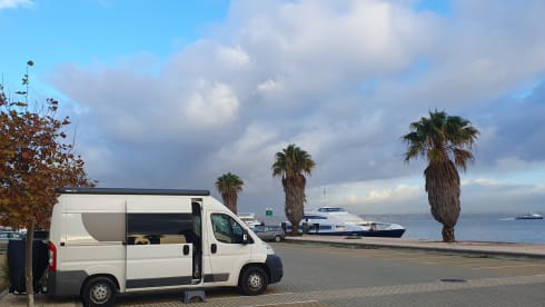 QPO "Zo wijd de wereld strekt"        " – Reliable and well-maintained bus camper.