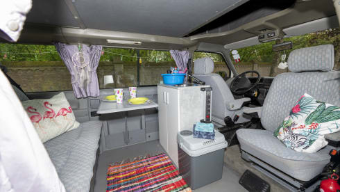 Tropical - Cozy and robust VW T4 multivan with sleeping roof