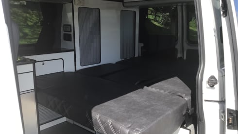 4 berth Volkswagen Transporter Campervan With Pop Top  from 2016