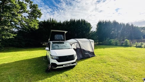 4 berth Volkswagen Transporter campervan from 2020