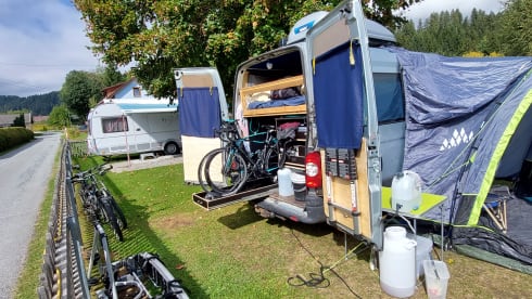 Campionette – DIY camper for the cyclist