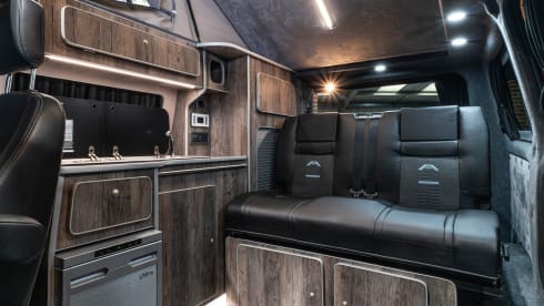 Bruce – Premium Automatic 4 Berth 2023 Ford Transit Campervan *Insurance Included*