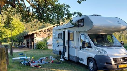 Luxury family camper ready for wonderful trips