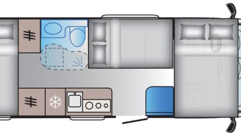 King Camper – 5p Sun Living alcove uit 2021
