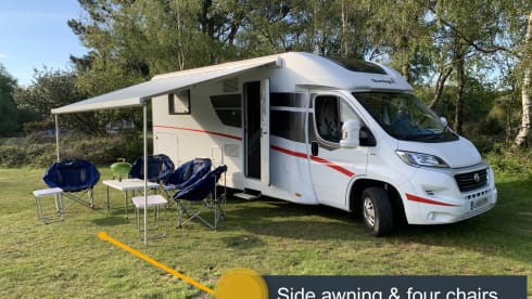 4 berth Sunlight family luxury motorhome