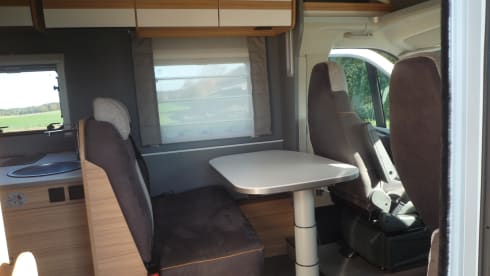 Dethleffs trend with stationary air conditioning