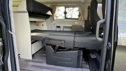 Ford Nugget Plus hoogdak 2018 mountain edition – 5p Ford Nugget Plus Westfalia campervan hoogdak uit 2018
