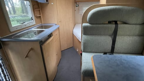 Monky –  Fiat Moncayo semi-integrated from 2002 including TV and 4G internet