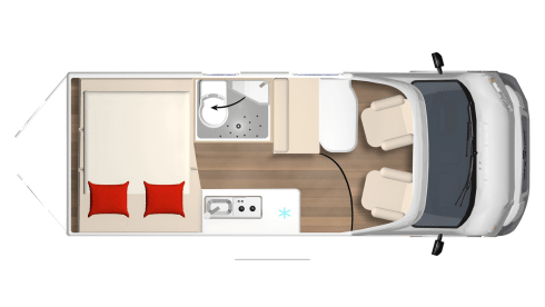4 berth Bürstner bus from 2026