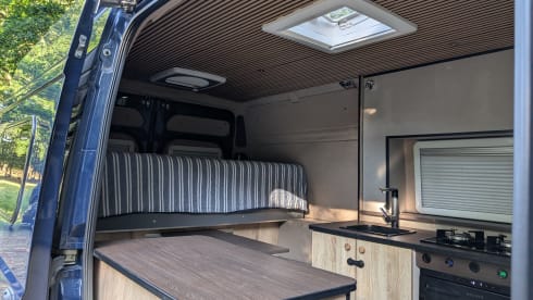 newly built camper