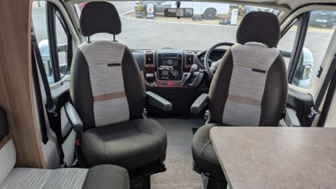 BILBO – 4 berth 4 seat Bessacar 2014 Motor Home with everything