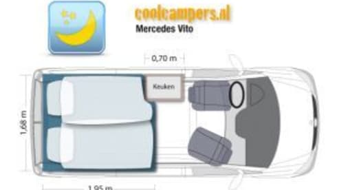 Type 3B – Tough Mercedes Vito with a big bed