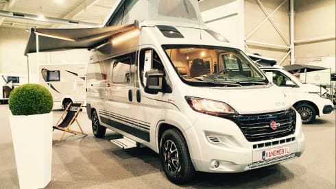 Brand new 4 p Bustner full-option campervan for the biggest adventures