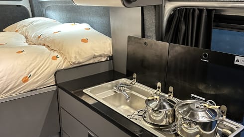 4 berth Volkswagen campervan from 2019
