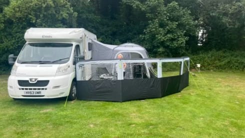 2 berth Peugeot integrated from 2013