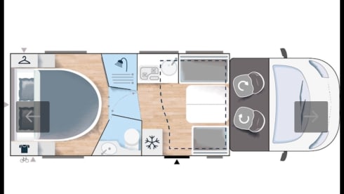 Dolphin  – 4 berth luxury motorhome 