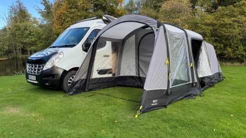 Ronnie  – Renault Master Campervan - Sleeps 5 with optional lean-to inflatable tent