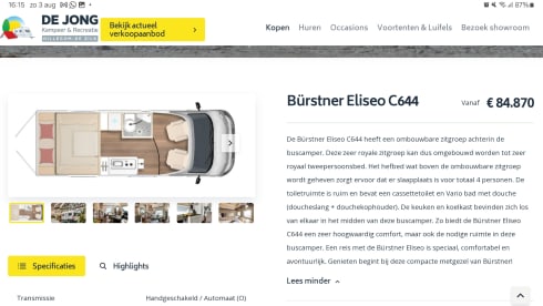 4p Bürstner bus from 2024