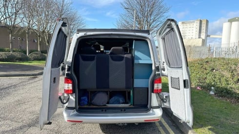 Skye1, 4 berth campervan with pop top roof