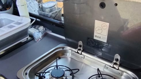 Sam the scorpion – 3 berth Vauxhall vivaro campervan from 2009
