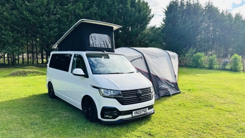 4 berth Volkswagen Transporter campervan from 2020