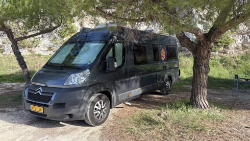 Bus camper with single length beds from 2014