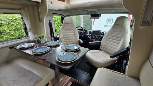 Leuke en gezellige camper – 5p Giottiline semi-integrated uit 2021