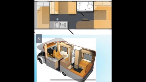 Elddis Autoquest 180 2.2 luxury Motorhome 6 seats 6 belts.
