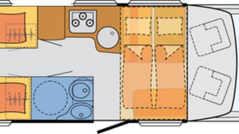 Limmer mobile – Young camper ideal for 2-4 travelers