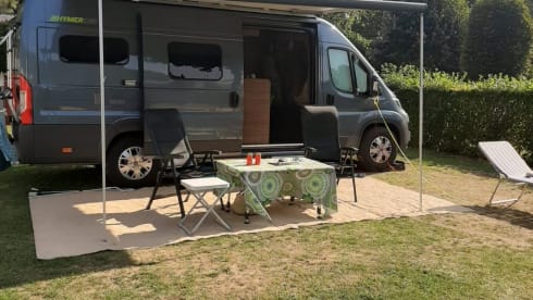 Luxury HYMER camper van 
