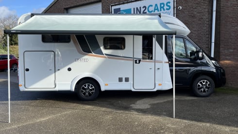 Vrijheid 3 – Very luxurious Bürstner T690 Length beds + lifting bed 2023