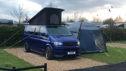 4 berth Volkswagen Transporter campervan 2008